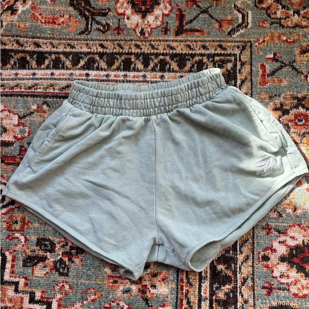 Gymshark Green Athletic Shorts Elastic Waistband